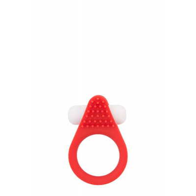 Эрекционное кольцо LIT-UP SILICONE STIMU RING 1, RED