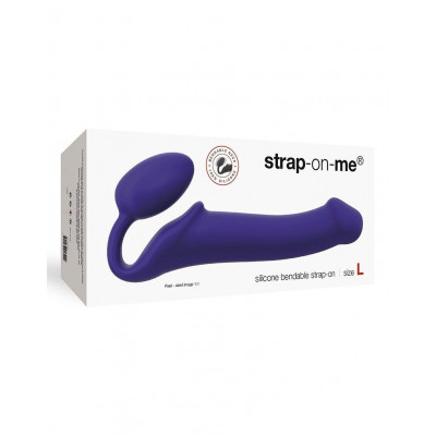 Безремневой страпон Strap-On-Me Violet L, полностью регулируемый, диаметр 3,7см Безремневой страпон Strap-On-Me Violet L, полностью регулируемый, диаметр 3,7см