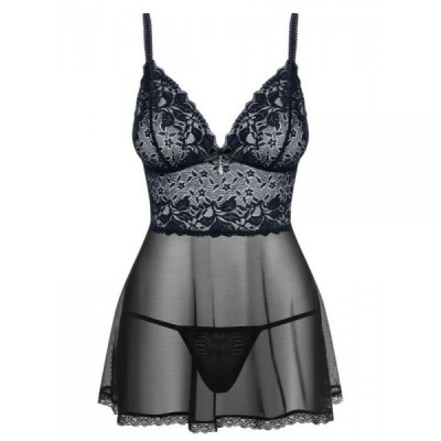 Бебидолл Obsessive 866-BAB-1 babydoll & thong S/M
