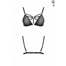 Бюстгальтер-стрепы MEGGY BRA black L/XL - Passion Exclusive