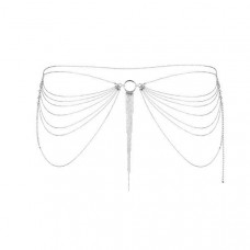 Ланцюжок трусики або ліф Bijoux Indiscrets Magnifique Waist Chain - silver, прикраса на тіло