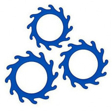 T280319 Набор эрекционных колец RENEGADE GEARS, BLUE