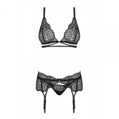 Комплект Obsessive Mixty 3-pcs set black S/M