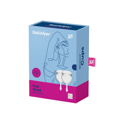 Менструальные чаши SATISFYER FEEL GOOD MENSTRUAL CUP WHITE Менструальные чаши SATISFYER FEEL GOOD MENSTRUAL CUP WHITE