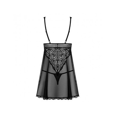 Бебидол Obsessive SWEETIA BABYDOLL S/M CZARNY