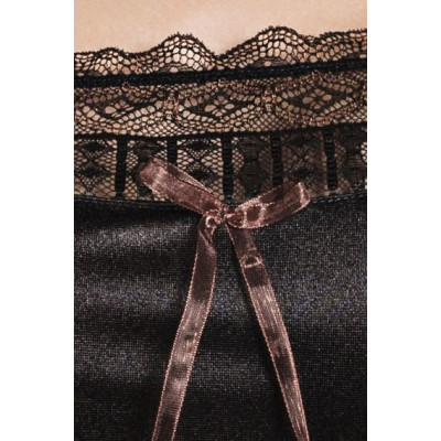 (SALE) Сорочка приталена EVANE CHEMISE black 6XL/7XL - Passion, трусики, з мереживом (SALE) Сорочка приталена EVANE CHEMISE black 6XL/7XL - Passion, трусики, з мереживом