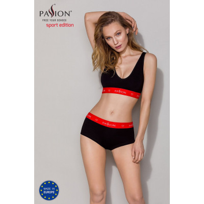 Спортивний топ на широких бретелях Passion PS003 TOP black, size S Спортивний топ на широких бретелях Passion PS003 TOP black, size S