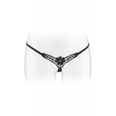 Трусики-стрінги з доступом Fashion Secret DANUTA Black