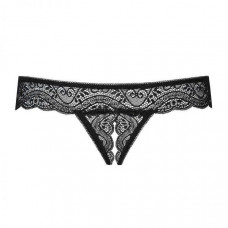 Трусики с интимным вырезом Obsessive MIAMOR S/M