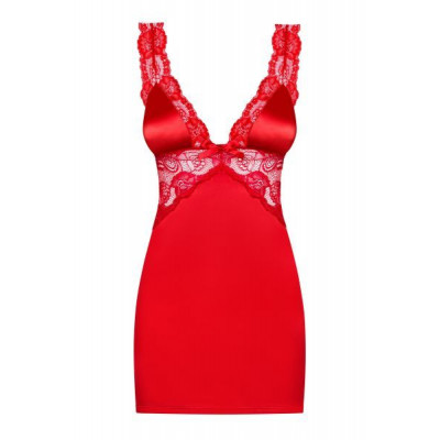 410930 Сорочка Obsessive Secred Chemise L/XL красная