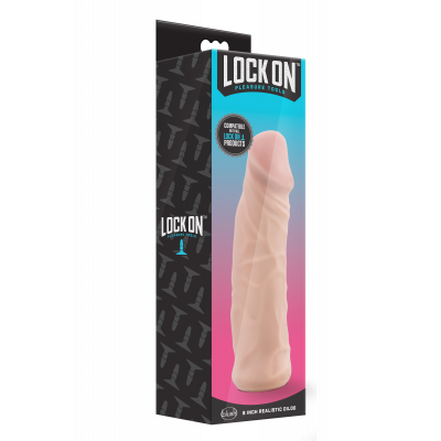 Реалистичная насадка LOCK ON 8INCH REALISTIC LOCK ON DILDO Реалистичная насадка LOCK ON 8INCH REALISTIC LOCK ON DILDO