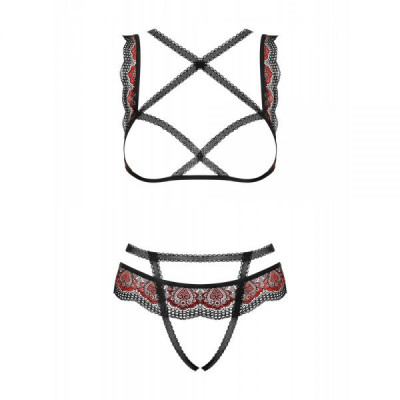 Комплект Obsessive Megies 2 pcs set black S/M