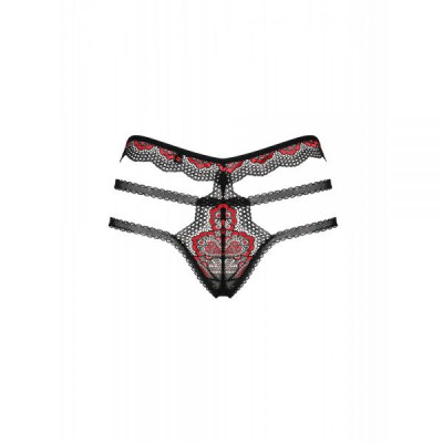 Трусики Obsessive Megies panties black L/XL