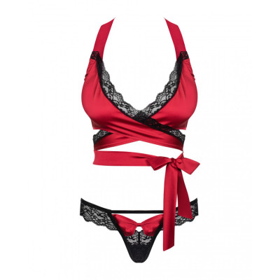 Комплект кружевной Obsessive Sensuelia top S/M Комплект кружевной Obsessive Sensuelia top S/M