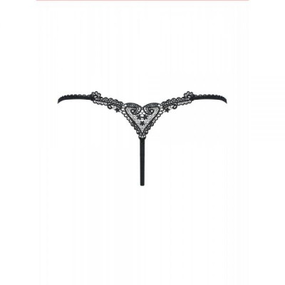 Трусики Obsessive Chiccanta thong black L/XL