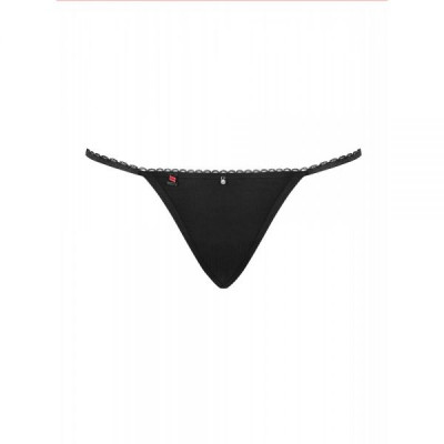 Трусики Obsessive Chiccanta thong black L/XL