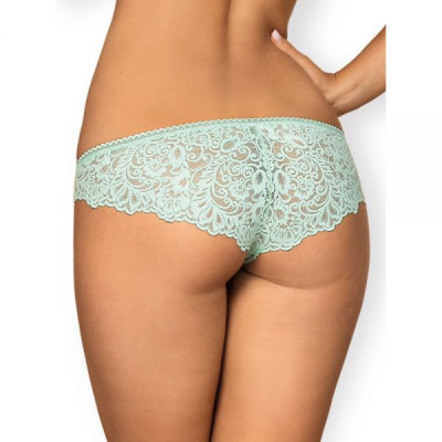 410937 Трусики кружевные Obsessive Delicanta L/XL Голубые