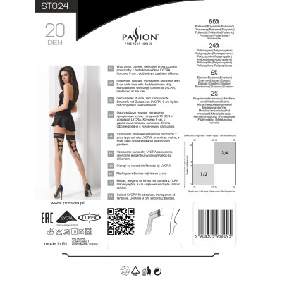 Панчохи ST024 1/2 nero - Passion Панчохи ST024 1/2 nero - Passion