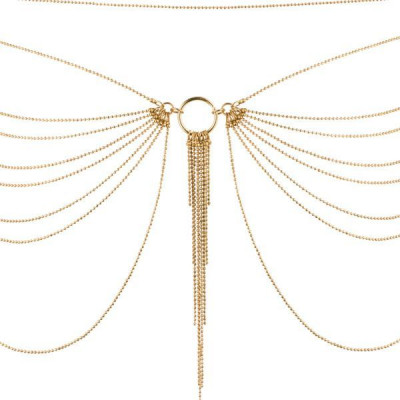 Ланцюжок трусики або ліф Bijoux Indiscrets MAGNIFIQUE Waist Chain - Gold, прикраса на тіло Ланцюжок трусики або ліф Bijoux Indiscrets MAGNIFIQUE Waist Chain - Gold, прикраса на тіло