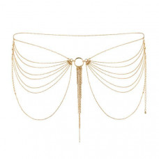 Ланцюжок трусики або ліф Bijoux Indiscrets MAGNIFIQUE Waist Chain - Gold, прикраса на тіло