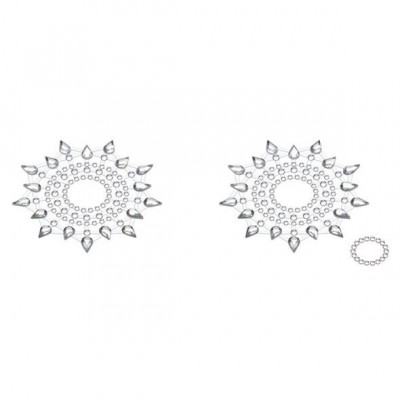 Пестіс з кристалів Petits Joujoux Gloria set of 2 - Silver, прикраса на груди