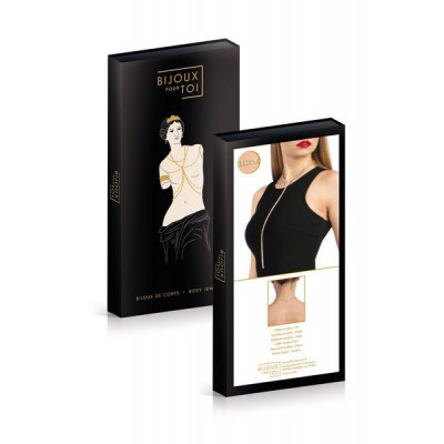 Кольє зі стразами Bijoux Pour Toi - Audrey Gold Кольє зі стразами Bijoux Pour Toi - Audrey Gold