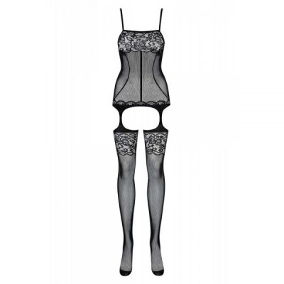 Комбинезон Obsessive Bodystocking F204 black XL/XXL
