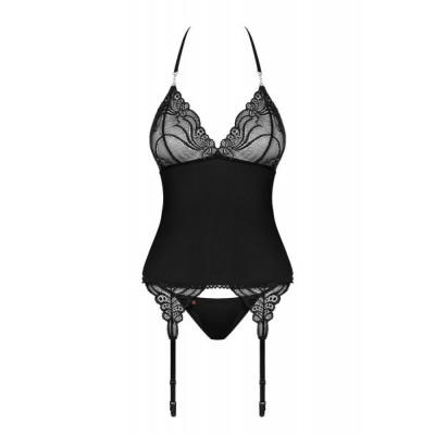 Корсет Obsessive 828-COR-1 corset & thong S/M