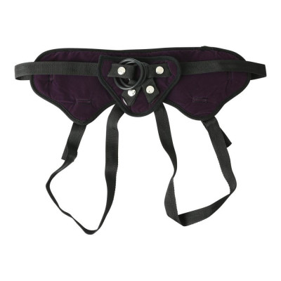 Трусы для страпона Sportsheets - Lush Strap On Purple, широкий бархатистый пояс, очень комфортные Трусы для страпона Sportsheets - Lush Strap On Purple, широкий бархатистый пояс, очень комфортные
