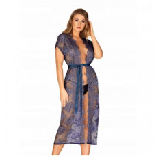 410924 Пеньюар OBSESSIVE - FLOWLACE PEIGNOIR L/XL