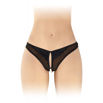 Трусики з перлами і доступом Fashion Secret Sophie Black