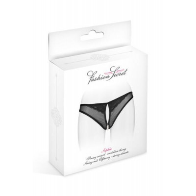 Трусики з перлами і доступом Fashion Secret Sophie Black Трусики з перлами і доступом Fashion Secret Sophie Black