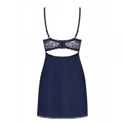 Cорочка Obsessive Drimera babydoll & thong blue L/XL