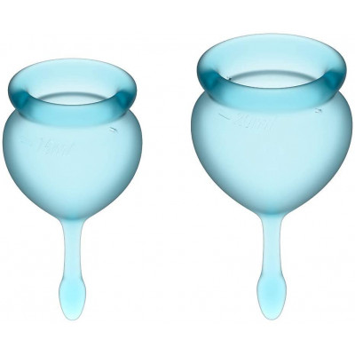 Менструальные чаши Satisfyer Feel good Menstrual Cup light blue