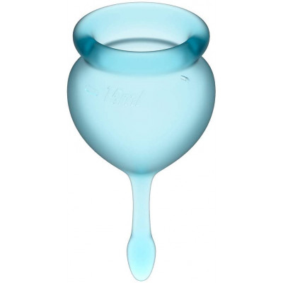 Менструальные чаши Satisfyer Feel good Menstrual Cup light blue Менструальные чаши Satisfyer Feel good Menstrual Cup light blue
