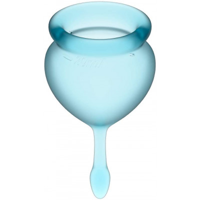 Менструальные чаши Satisfyer Feel good Menstrual Cup light blue Менструальные чаши Satisfyer Feel good Menstrual Cup light blue