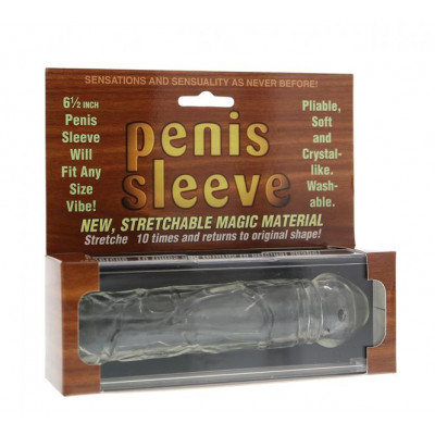 Насадка на пенис New Stretchable 6.5 Penis Sleeve, CLEAR