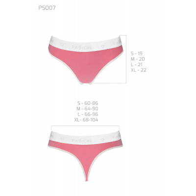 Спортивні трусики-стрінги Passion PS007 PANTIES pink, size L Спортивні трусики-стрінги Passion PS007 PANTIES pink, size L