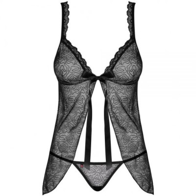 Бебидолл Obsessive 877-BAB-1 babydoll & thong S/M