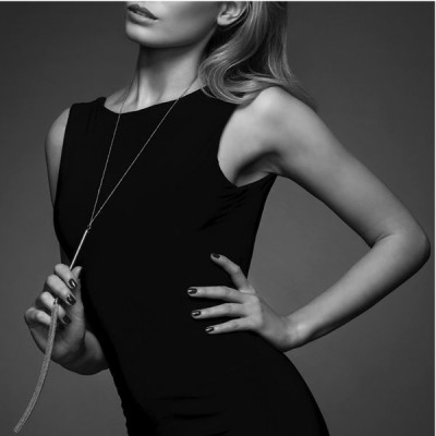 Ланцюжок батіг на шию Bijoux Indiscrets MAGNIFIQUE Necklace Whip - Gold, прикраса для тіла Ланцюжок батіг на шию Bijoux Indiscrets MAGNIFIQUE Necklace Whip - Gold, прикраса для тіла