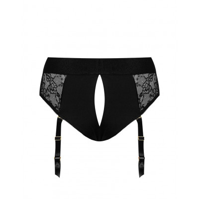 Кружевные трусы для страпона с подвязками для чулок Strap-On-Me DIVA HARNESS - L Кружевные трусы для страпона с подвязками для чулок Strap-On-Me DIVA HARNESS - L