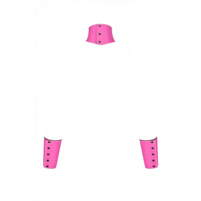 Комплект чокер с наручниками Obsessive Lollypopy Cuffs One Size Комплект чокер с наручниками Obsessive Lollypopy Cuffs One Size