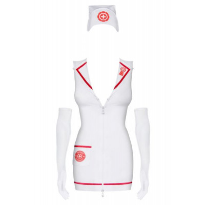 Медсестра платье + перчатки emergency dress stetoskop obsessive SM Медсестра платье + перчатки emergency dress stetoskop obsessive SM