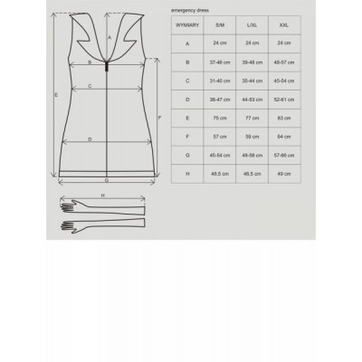 Медсестра платье + перчатки emergency dress stetoskop obsessive SM Медсестра платье + перчатки emergency dress stetoskop obsessive SM