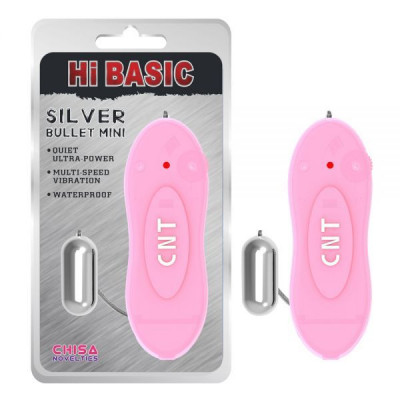 Вибропуля Silver Bullet CNT Mini, PINK