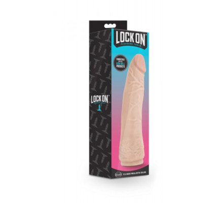 Реалистичная насадка для страпона LOCK ON 7.5INCH REALISTIC LOCK ON DILDO Реалистичная насадка для страпона LOCK ON 7.5INCH REALISTIC LOCK ON DILDO