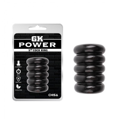 CH89328 Эрекционное кольцо ограничитель длины Chisa GK Power 5th Cock Ring