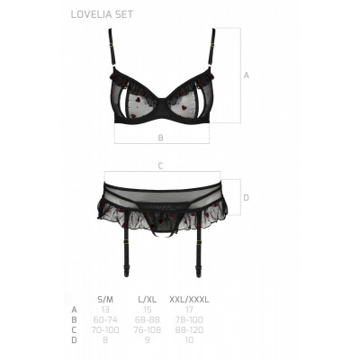 LOVELIA SET black S/M - Passion LOVELIA SET black S/M - Passion