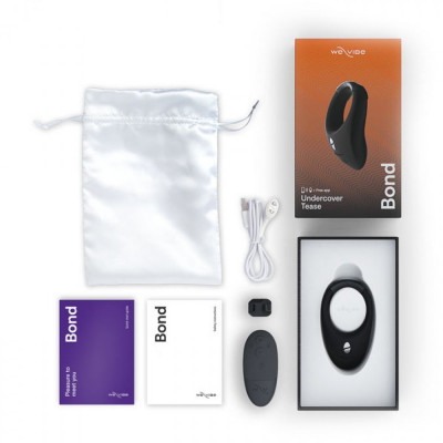 Эрекционное виброкольцо WE-VIBE Bond с управлением приложением и пультом Эрекционное виброкольцо WE-VIBE Bond с управлением приложением и пультом