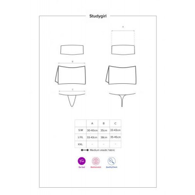 Костюм студентки Obsessive Studygirl costume L/XL